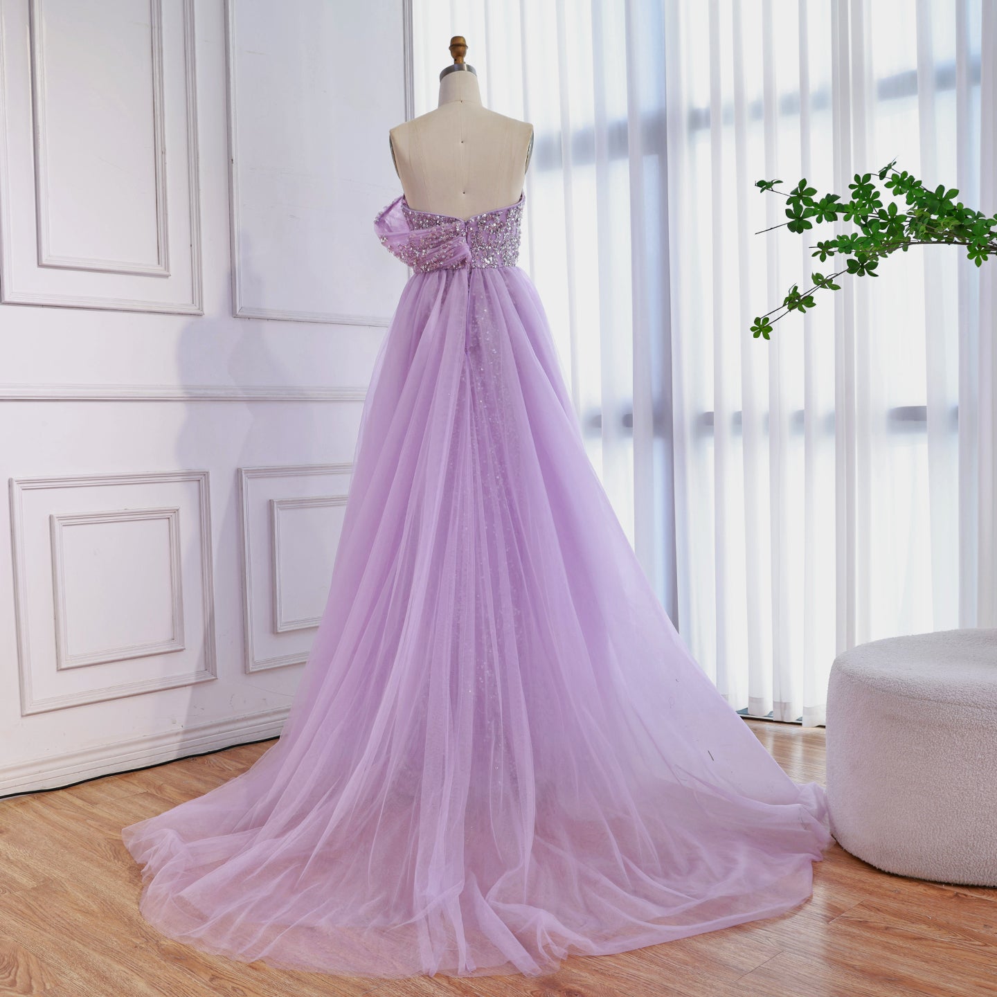 Luxury Arabic Blue One Shoulder Mermaid Evening Dress LA73378 SERENE HILL