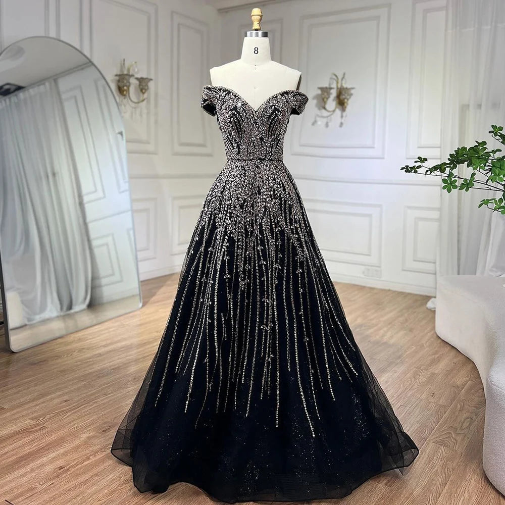 Serene Hill Rose Gold Beaded Evening Dresses Gowns 2025 A-Line Luxury Sleeveless For Women Party LA71459 SERENE HILL Serene Hill Rose Gold Beaded Evening Dresses Gowns 2025 A-Line Luxury Sleeveless For Women Party LA71459 SERENE HILL