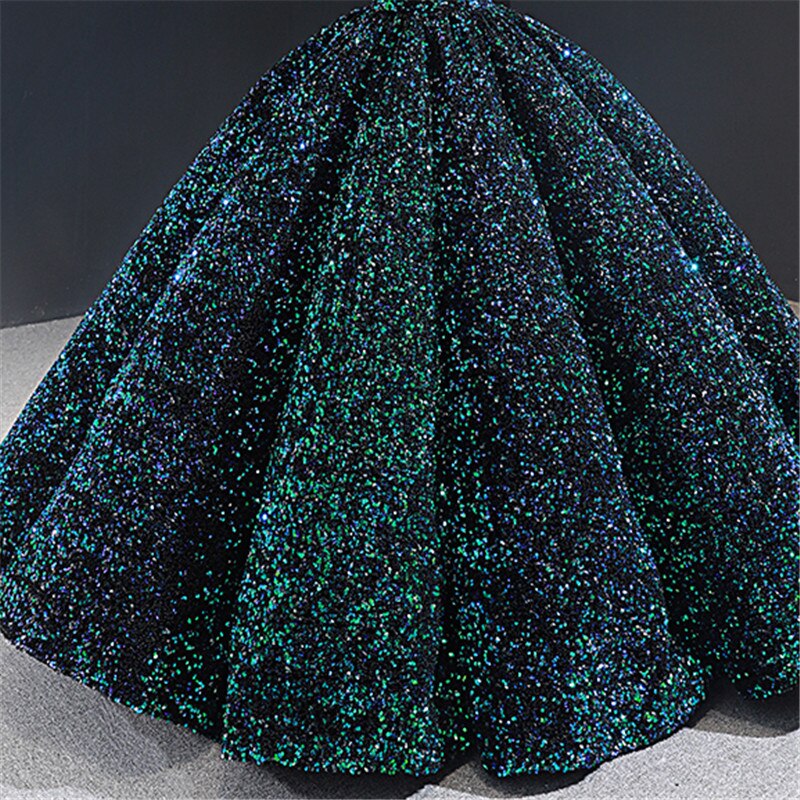 On Sale no return no refundSale Dubai Luxury Sequins Sparkle Sexy Evening Dresses 2025 Sweetheart A-Line With Train Evening Gowns Serene Hill LA70273 - SERENE HILL