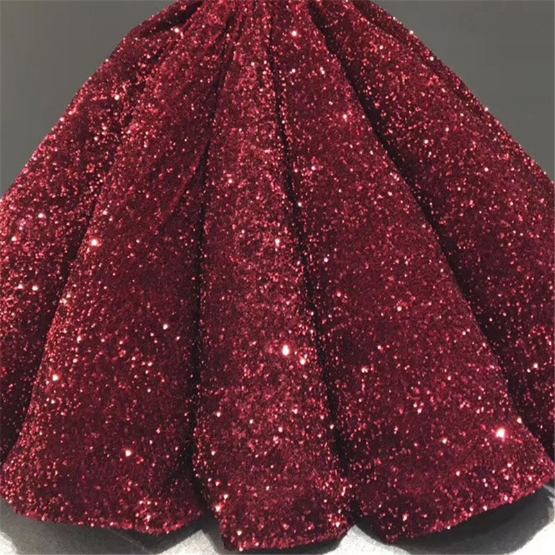 On Sale no return no refundSale Dubai Luxury Sequins Sparkle Sexy Evening Dresses 2025 Sweetheart A-Line With Train Evening Gowns Serene Hill LA70273 - SERENE HILL