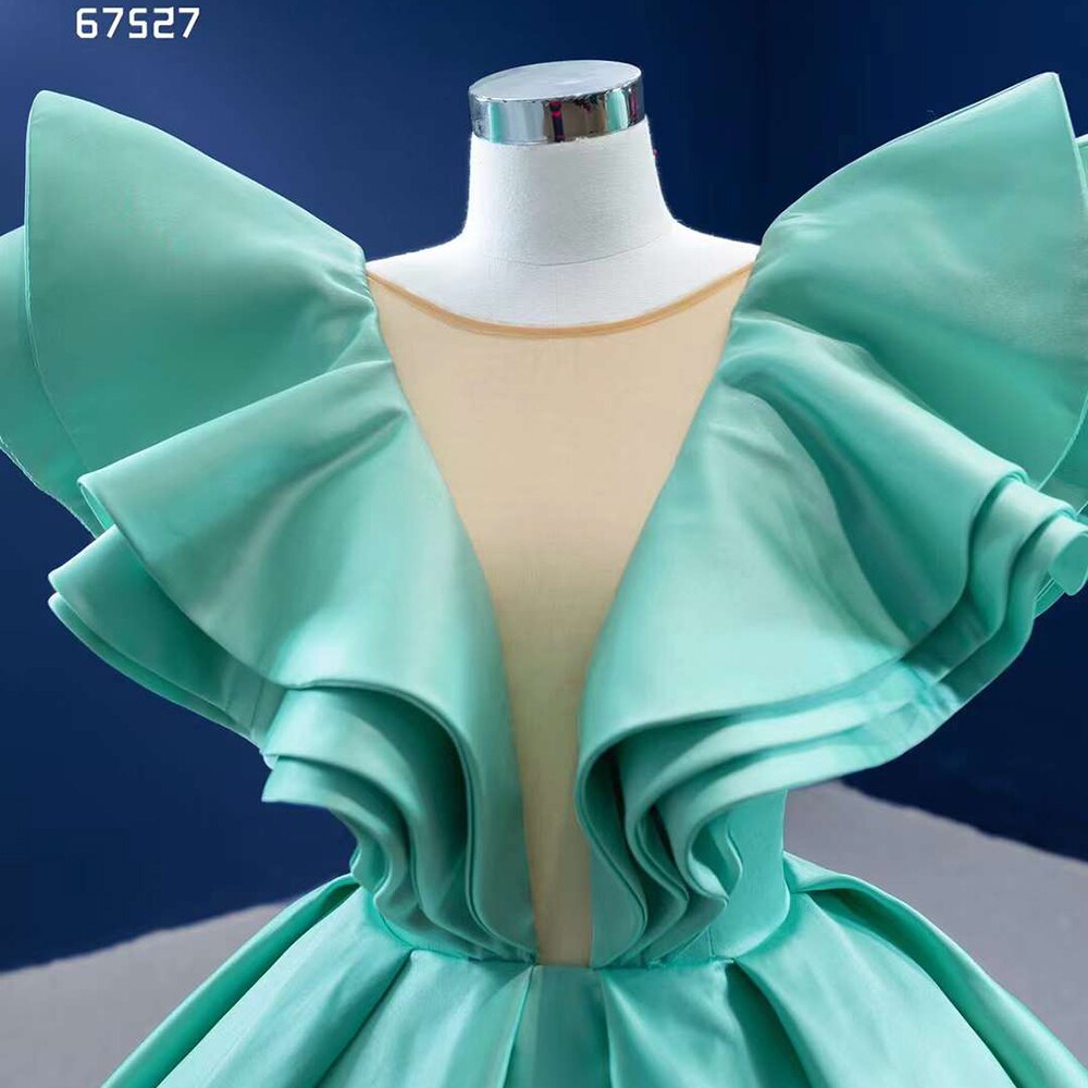Serene Hill Mint Lace Up Bride Gowns Evening Dresses Gowns For Women Party 2025 High End Custom Made HM67527 - SERENE HILL