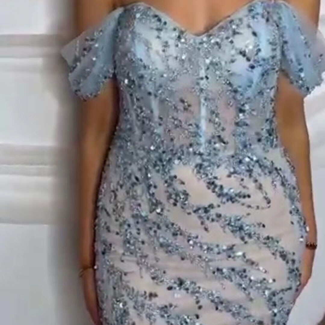 Serene Hill Pink Mermaid Elegant Sexy Off ShoulderEvening Dresses Gowns Luxury Beaded Off The Shoulder For Woman Party LA71653 - SERENE HILL