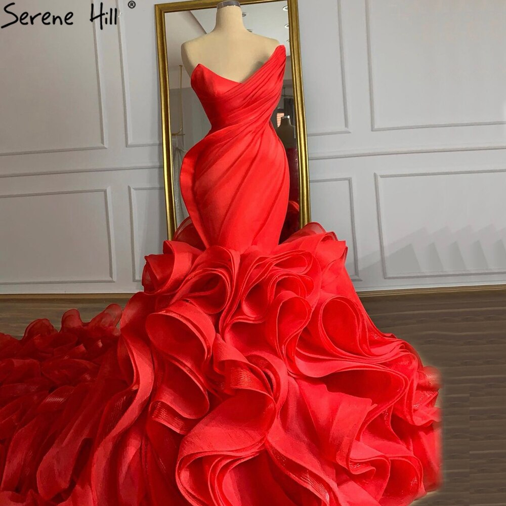 Serene Hill White Mermaid Elegant Wedding Dresses Gowns Sweetheart Sexy Flowers High-end Bridal Dress 2025 HM67212 - SERENE HILL