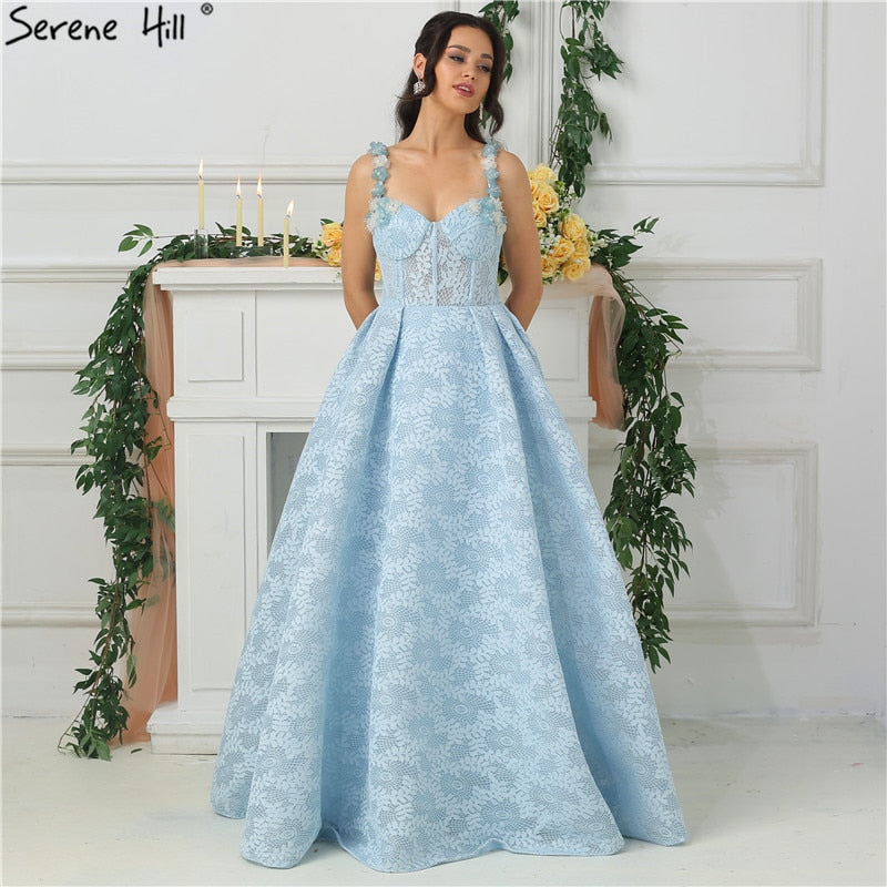 diamond evening dresses On Sale No Return No Refund Sale Beach Lace Evening Dresses Sequined blue / 4