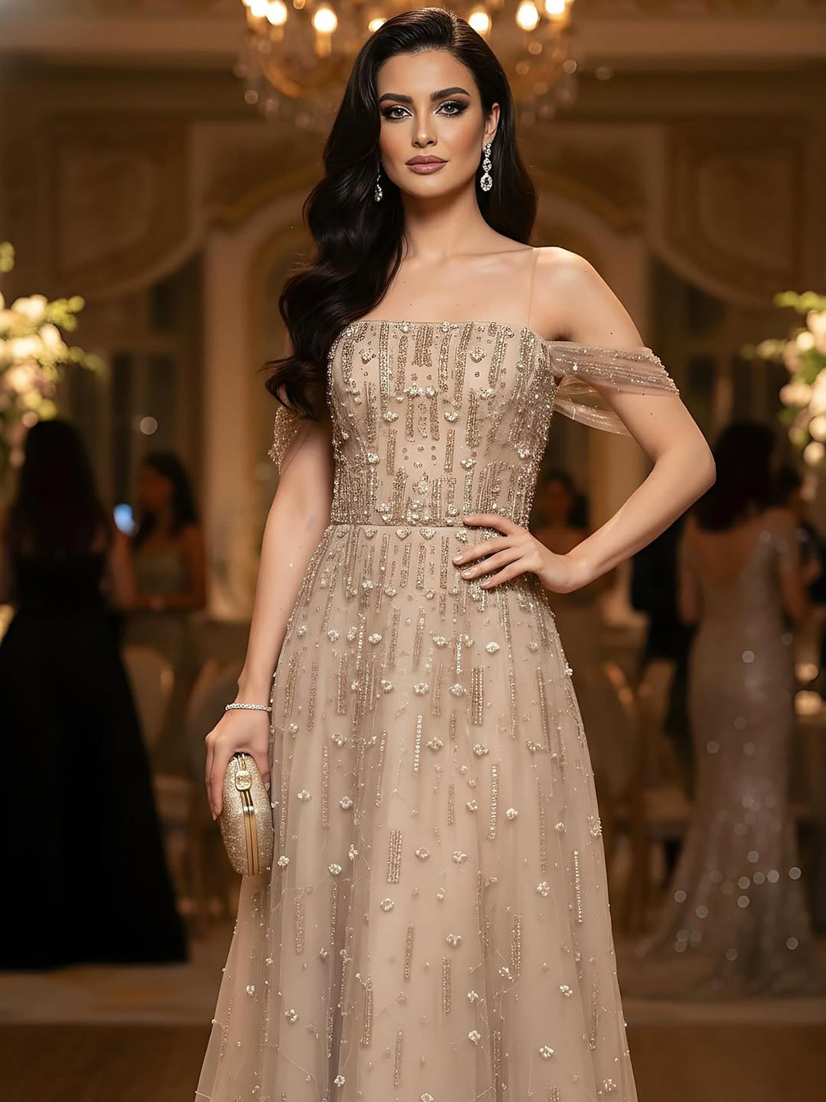 The Weight of True Luxury: How to Spot Authentic Heavy-Beaded Haute Couture SERENE HILL