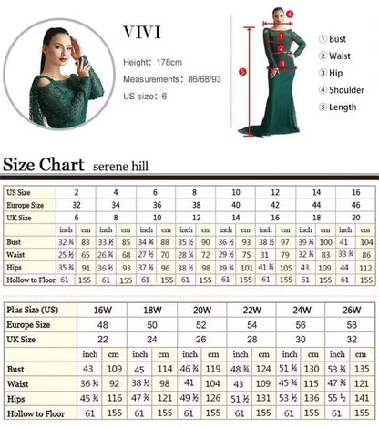 Modest Green Mermaid Evening Dress with Overskirt LA72710 - SERENE  HILL