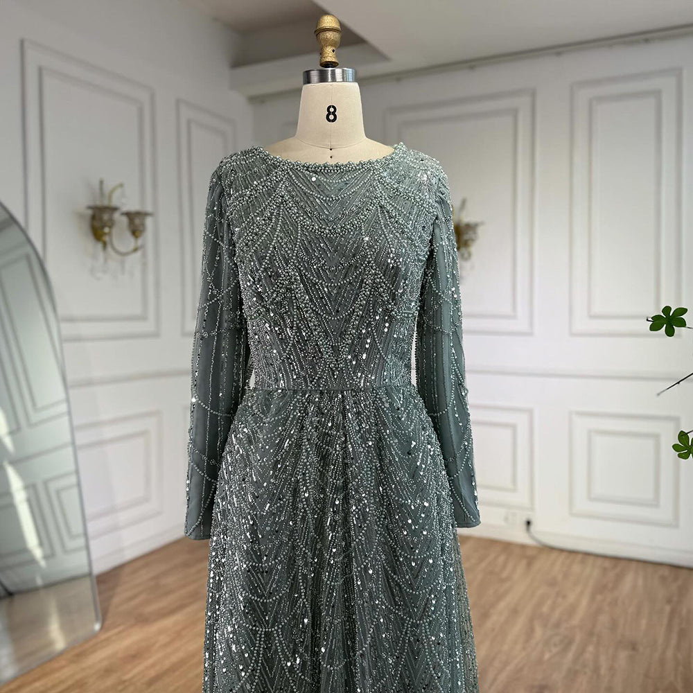navy blue dress for baby girl AW Joie Sage Green Bridesmaid Dresses main image 0