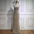 Luxury Silver Mermaid Evening Dress with Designed Stones LA72919 - SERENE HILL