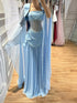 Luxury Pink Beaded A Line Dress with Chiffon Cape Sleeves LA72978B SERENE HILL