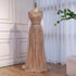 Luxury Fuchsia A-line Beaded Long Sleeve Evening Dress LA73208 - SERENE  HILL