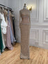 Luxury Nude Beaded Two Pieces Corset Evening Dress LA73335 SERENE HILL