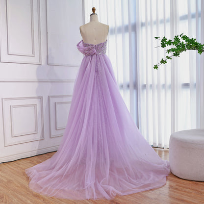 Luxury Arabic Blue One Shoulder Mermaid Evening Dress LA73378 SERENE HILL