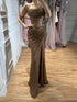 Luxury Green Off Shoulder Corset Mermaid Evening Dress LA73410C SERENE HILL
