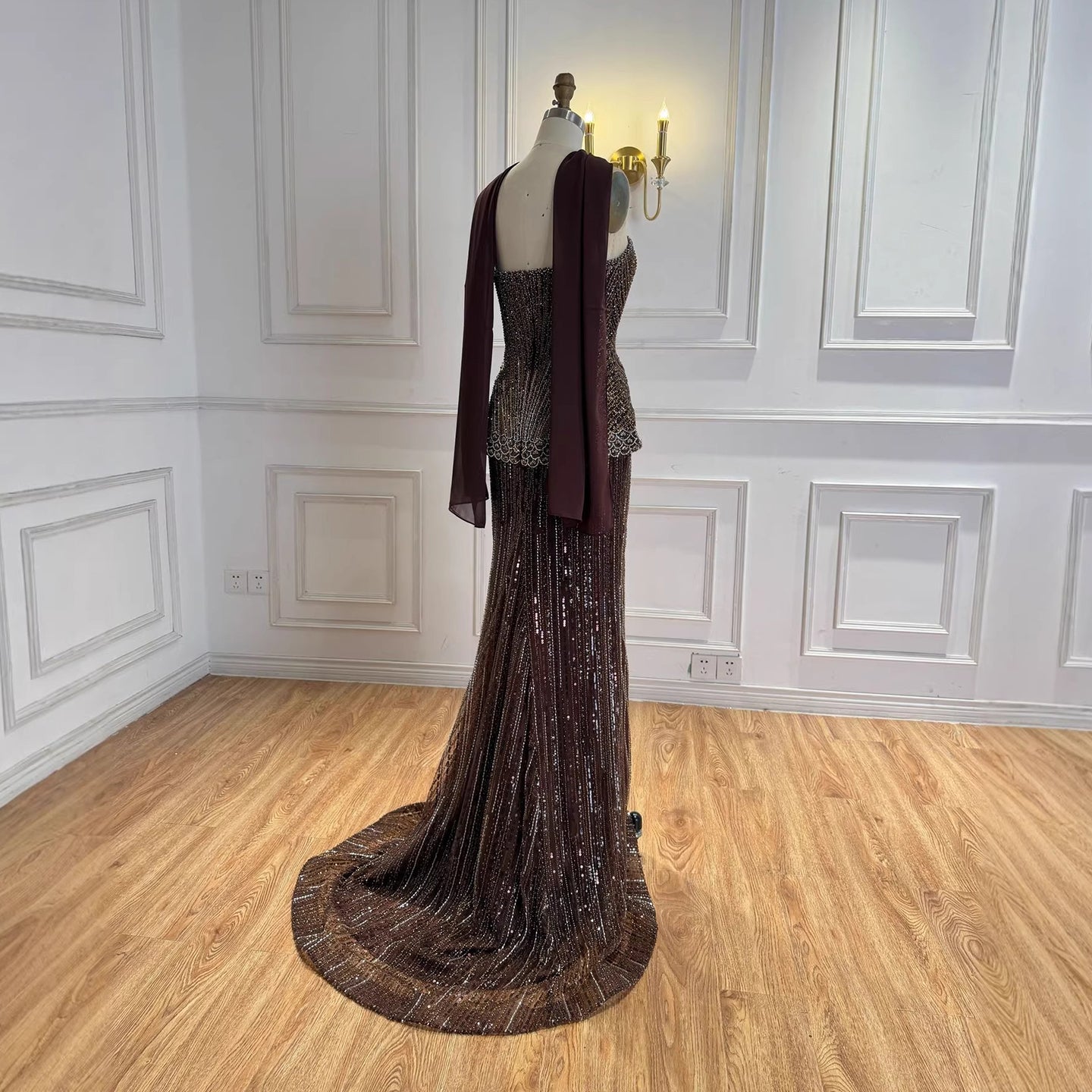 Serene Hill Arabic Orange Two Pieces Corset Evening Dress LA73444 - SERENE  HILL