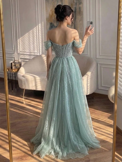 Serene Hill Arabic Luxury Beaded Mermaid Evening Dresses LA73454 SERENE HILL