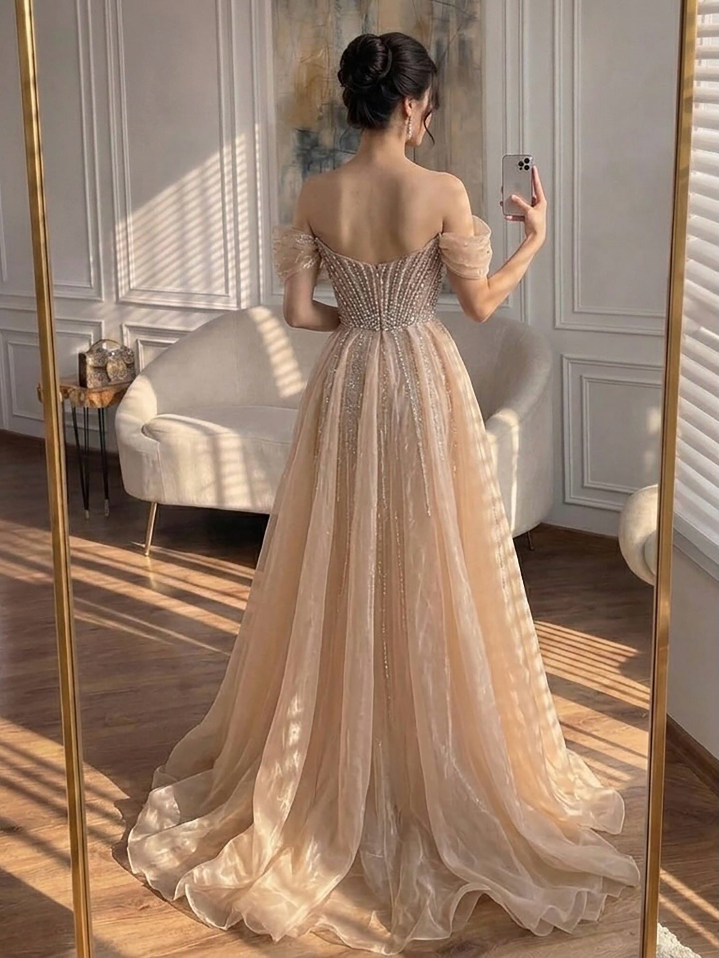 Serene Hill Arabic Luxury Beaded Mermaid Evening Dresses LA73454 SERENE HILL
