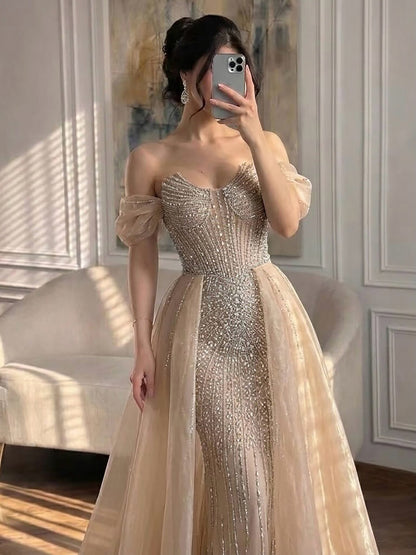 Serene Hill Arabic Luxury Beaded Mermaid Evening Dresses LA73454 SERENE HILL