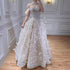 Luxury Pink Off The Shoulder 3D Flower Beaded Ball Gown LA73585 - SERENE  HILL