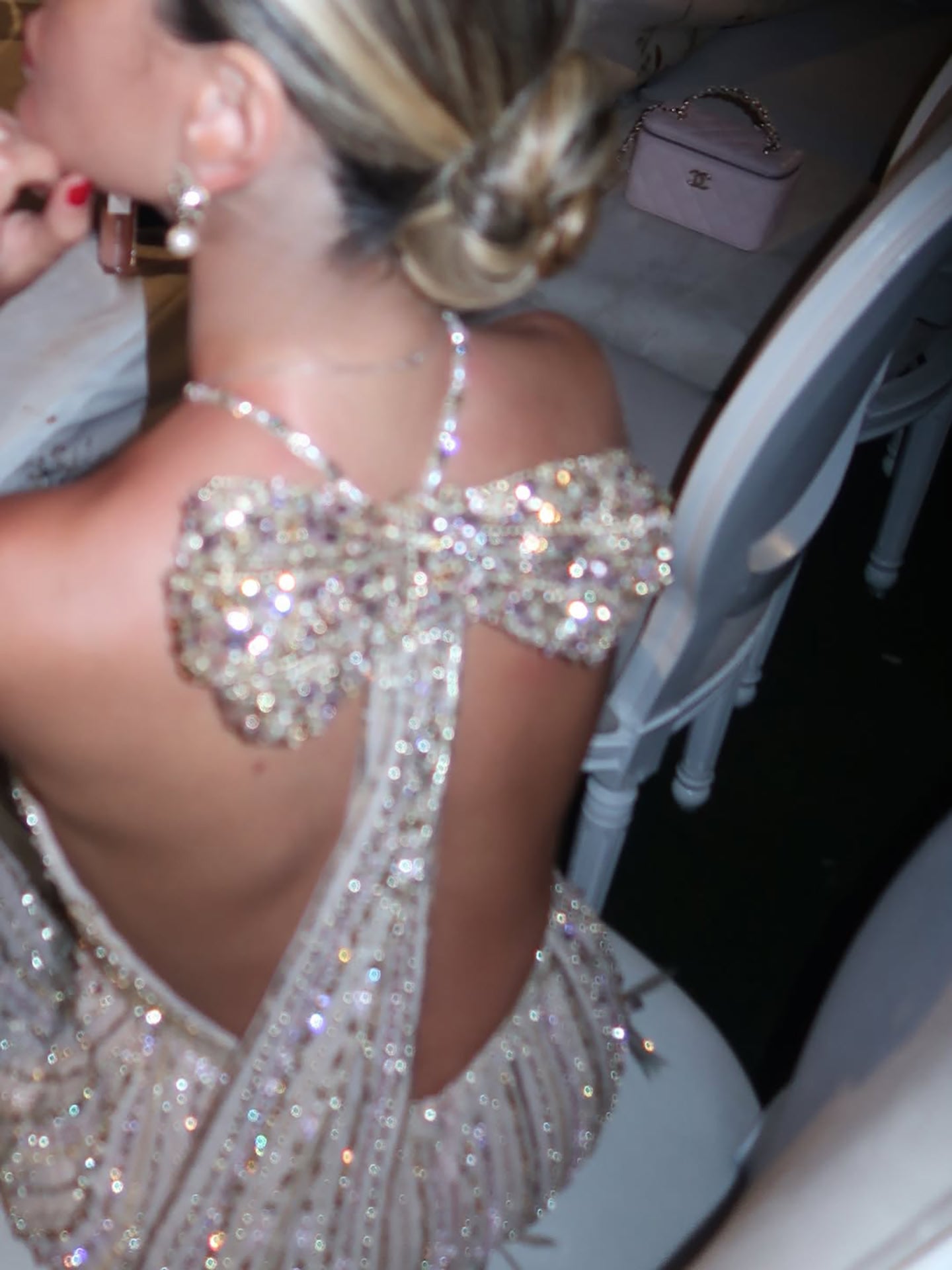 Luxury Gold Halter Crystal Mermaid Evening Dress LA73687 - SERENE  HILL