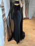 Luxury Black Wine Red Beaded Mermaid Evening Dress LA73743 SERENE HILL