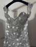 Luxury Gold Sweetheart Scalloped Crystal Beaded Mini Dress LA73748E SERENE HILL