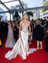 Luxury Champagne Strapless Crystal Satin Mermaid Evening Dress LA73782 SERENE HILL