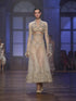 Luxury Nude High Neck Cut Out Beaded Lace A-Line Dress LA73857 SERENE HILL