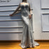 New Long Sleeves Luxury Formal Evening Dresses Mermaid Beading Sequined Fashion Evening Gowns 2025 Serene Hill LA6506 - SERENE HILL
