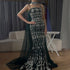 Luxury Nude Beaded Mermaid Evening Dress with Cape LA72711 - SERENE HILL