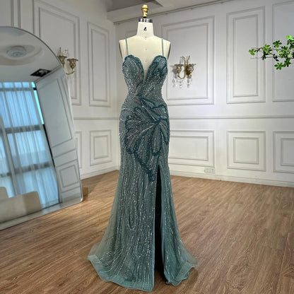 Luxury Mermaid Evening Dress with Split LA72480A - SERENE  HILL