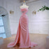 Elegant Pink Glitter Prom Dress with Slit LA72997 - SERENE HILL