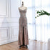 Luxury Nude Corset Beaded Mermaid Prom Dress LA72803A - SERENE HILL