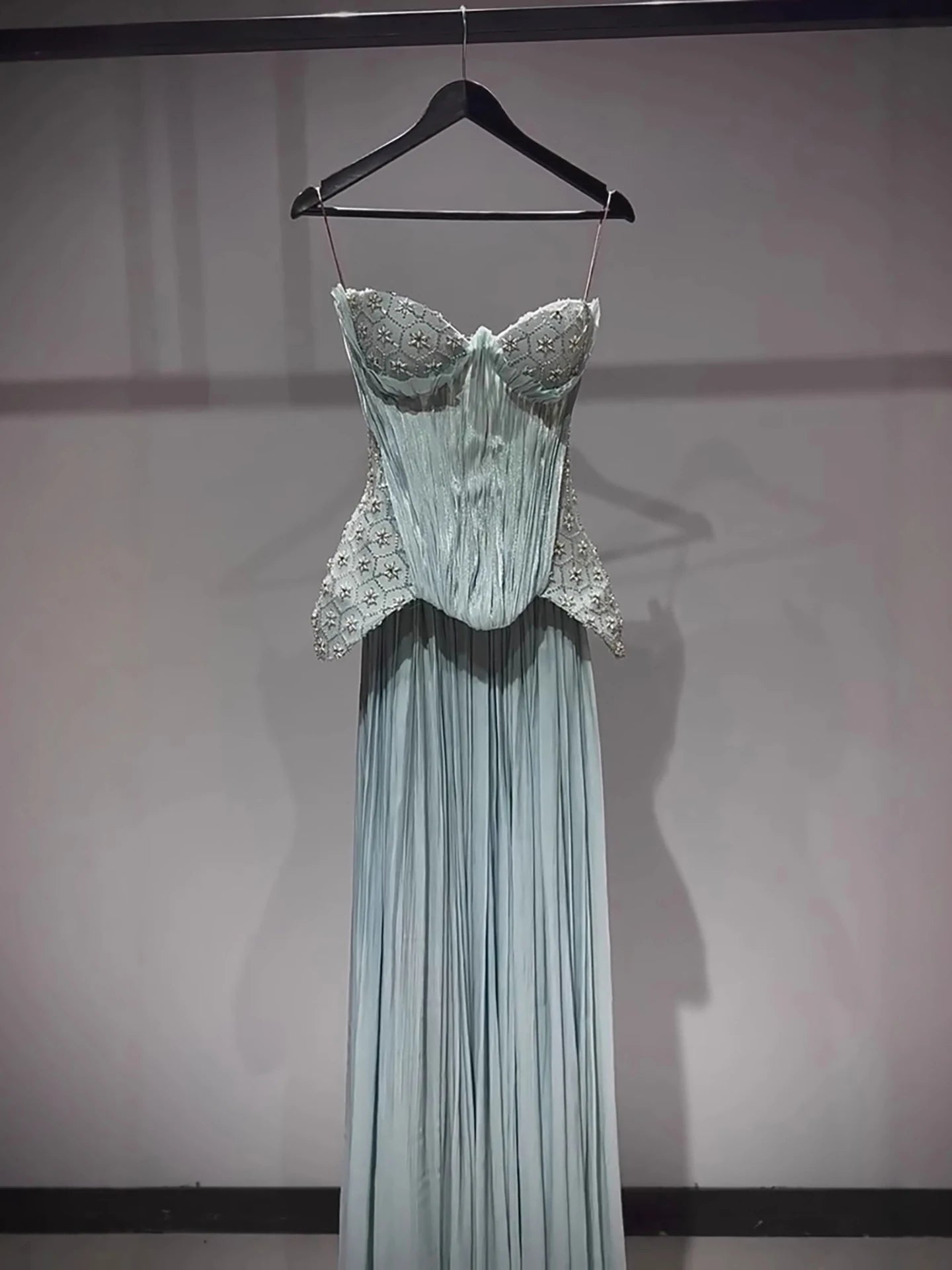 Luxury Turquoise Two Pieces Corset Evening Dress LA73360 - SERENE HILL