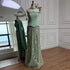 Luxury Sage Green Beaded Mermaid Evening Dress LA73050C - SERENE HILL