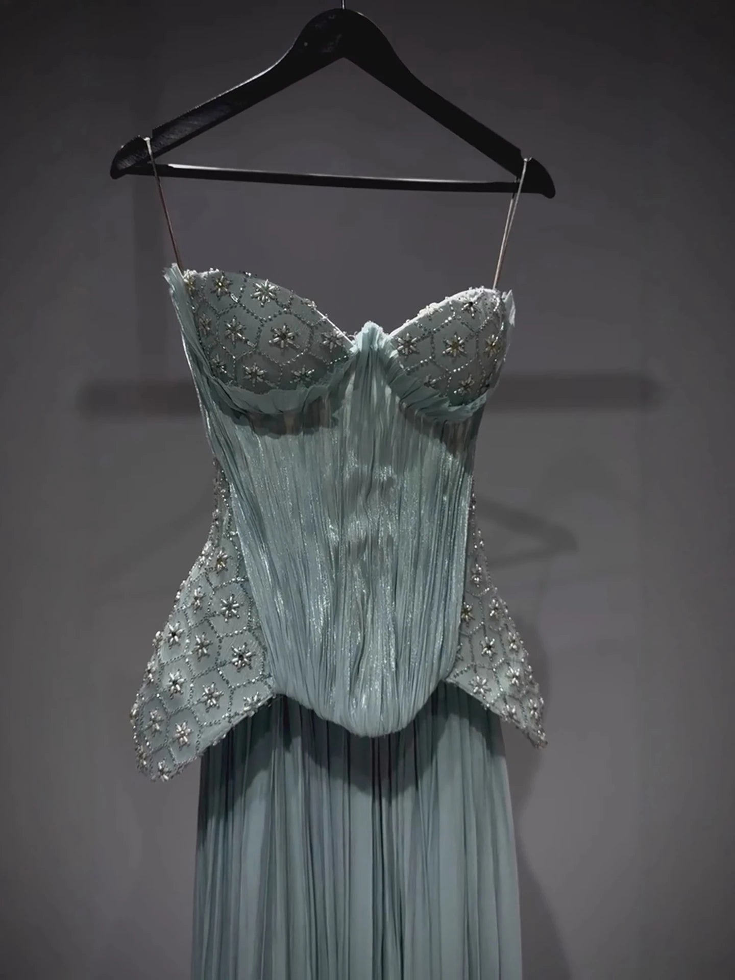 Luxury Turquoise Two Pieces Corset Evening Dress LA73360 - SERENE HILL