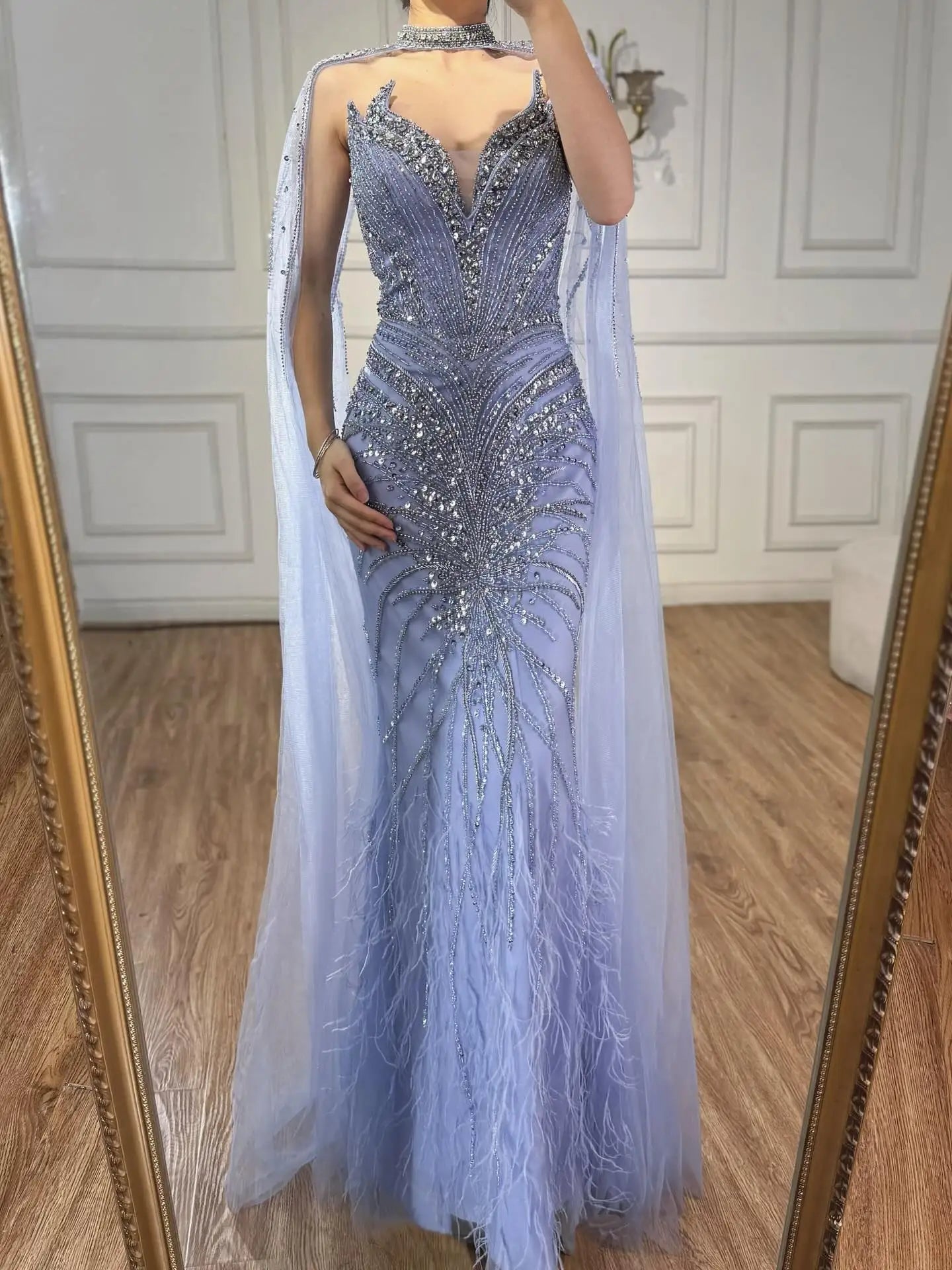 Luxury Designer Evening Dresses Mermaid Gowns for Formal Occasion LA72882 - SERENE HILL