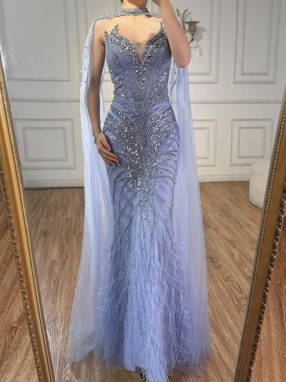 Luxury Designer Evening Dresses Mermaid Gowns for Formal Occasion LA72882 - SERENE HILL
