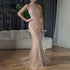 Luxury Pink Mermaid Evening Dresses On Sale No Return No Refund Sale Newest Fashion LA6124 - SERENE HILL