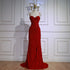 Elegant Red Prom Dress with Slit LA72998 - SERENE HILL