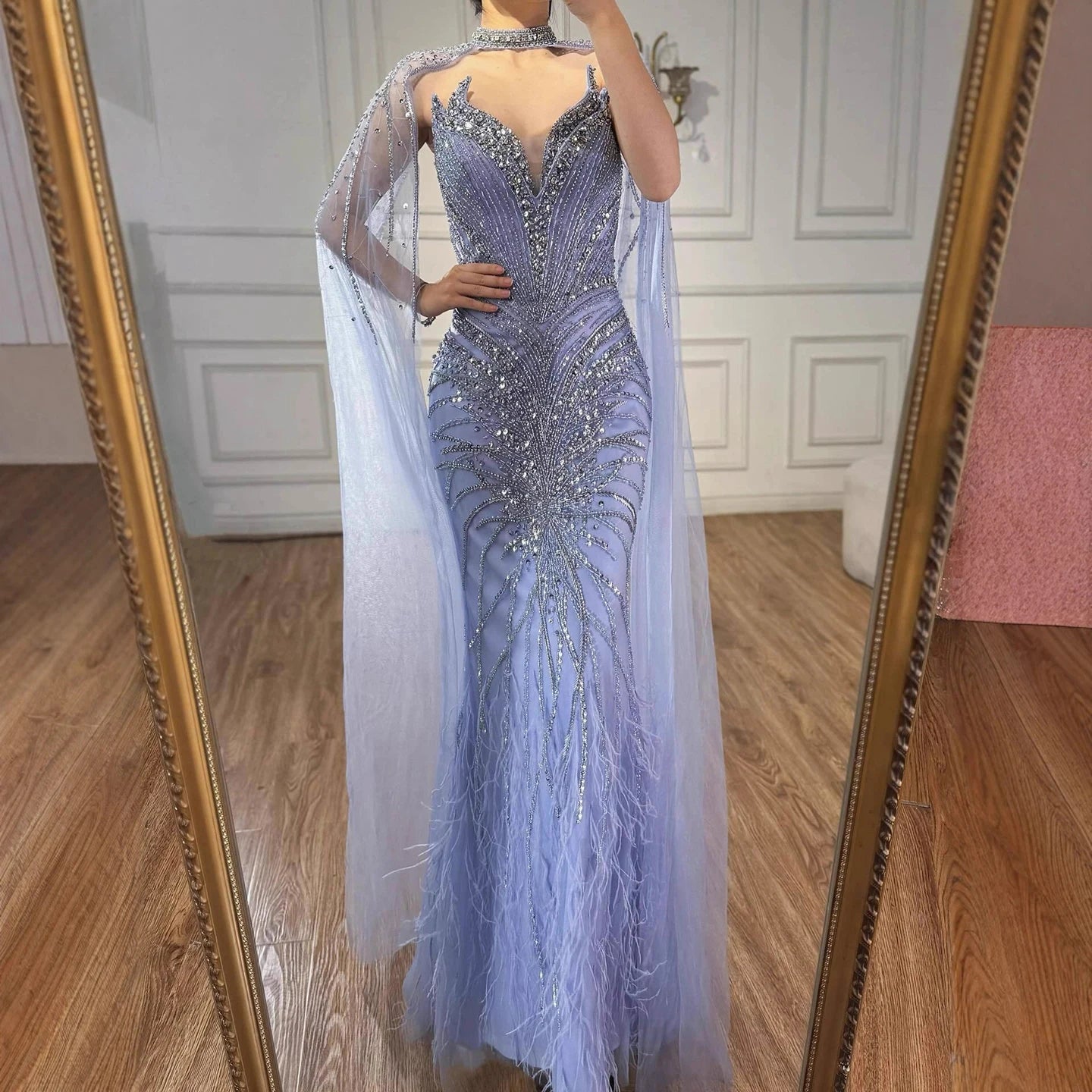 Luxury Designer Evening Dresses Mermaid Gowns for Formal Occasion LA72882 - SERENE HILL