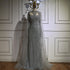 Luxury Caramel Mermaid Evening Dress with Cape Sleeves LA73052 SERENE HILL