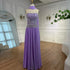 Lilac Beaded A Line Arabic Evening Dress LA73044 - SERENE HILL