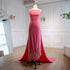 Elegant Coral Pink Butterfly Beaded Evening Dress LA72497 - SERENE HILL