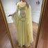 Luxury Blue Evening Dress with Pearls Tassels and Flowing Coat LA72978A - SERENE HILL
