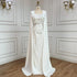Elegant Black Luxury Beaded Arabic Evening Dress with Cape Sleeves LA72461 - SERENE HILL