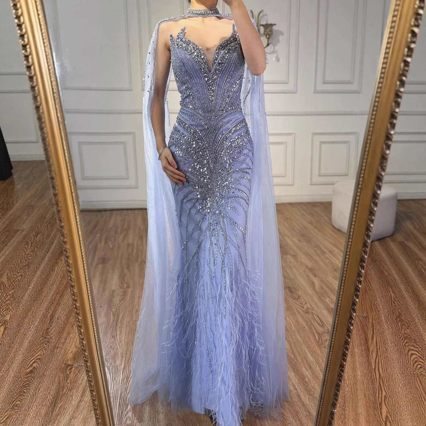 Luxury Designer Evening Dresses Mermaid Gowns for Formal Occasion Pink / 6