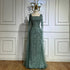 Arabic Caramel Beaded Mermaid Evening Dress with Cape Sleeves LA72400A - SERENE HILL