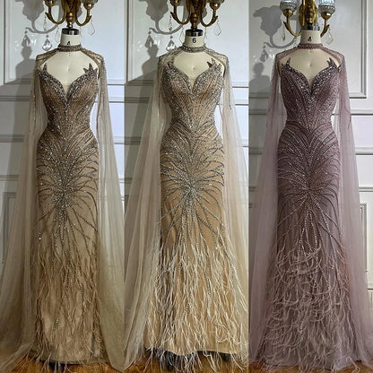 Luxury Designer Evening Dresses Mermaid Gowns for Formal Occasion LA72882 - SERENE HILL