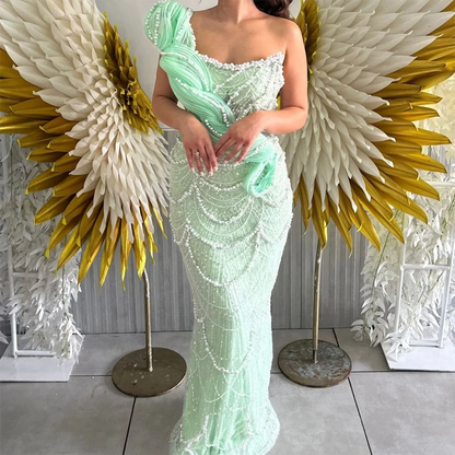 Luxury Designer Mermaid Evening Dresses Gowns For Formal Occasion LA72898 - SERENE HILL