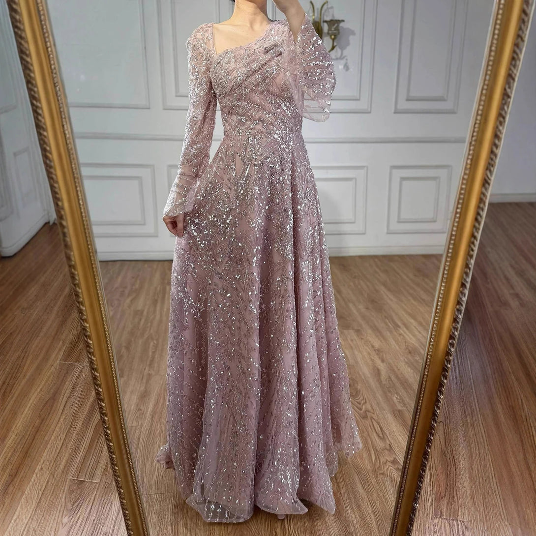 slim fit dress slacks Sleeveless Open-Back Lace Mermaid Designer Prom Dress– PromGirl main image 1